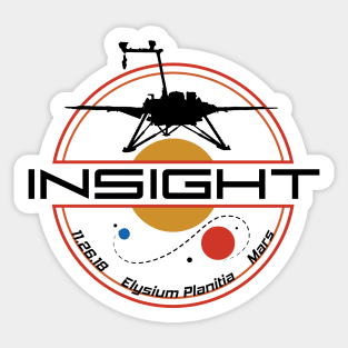 Mars InSight Sticker